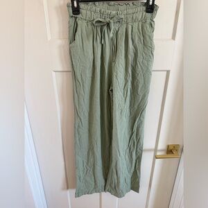 Thread & Supply Sage Green Trousers linen Viscose